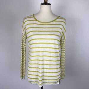 Vince Pullover Striped Knit Top